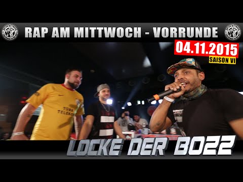 RAP AM MITTWOCH BERLIN: 04.11.15 BattleMania Vorrunde feat. LOCKE DER BOZZ uvm. (2/4) GERMAN BATTLE
