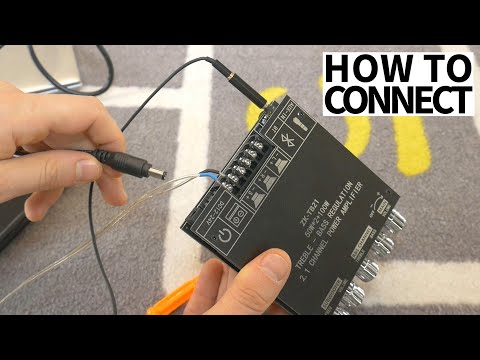 How to Connect ZK TB21 Budget Amplifier