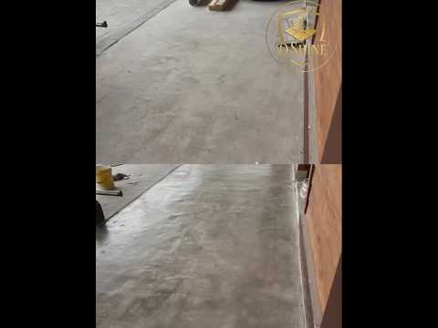 Cement floor, after being polished, instantly takes on a sophisticated, beautiful industrial look