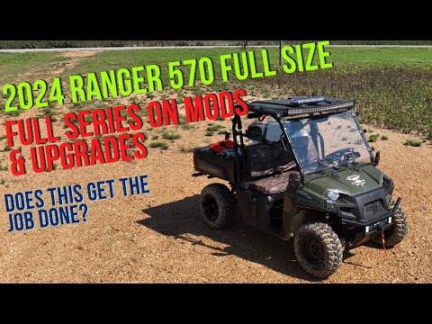 Upgrades & Mods on 2024 Polaris Ranger 570 FS - Built for work, capable of play