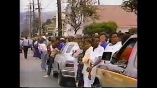 Drug Lord Felix Mitchell funeral  ( The 69 MOB☆1986)