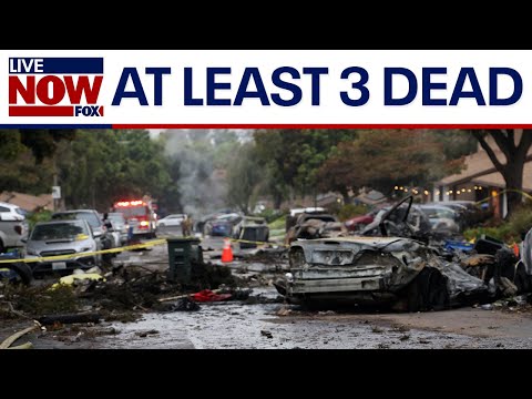 Video | San Diego plane crash: At least 3 people killed, according to music talent agency