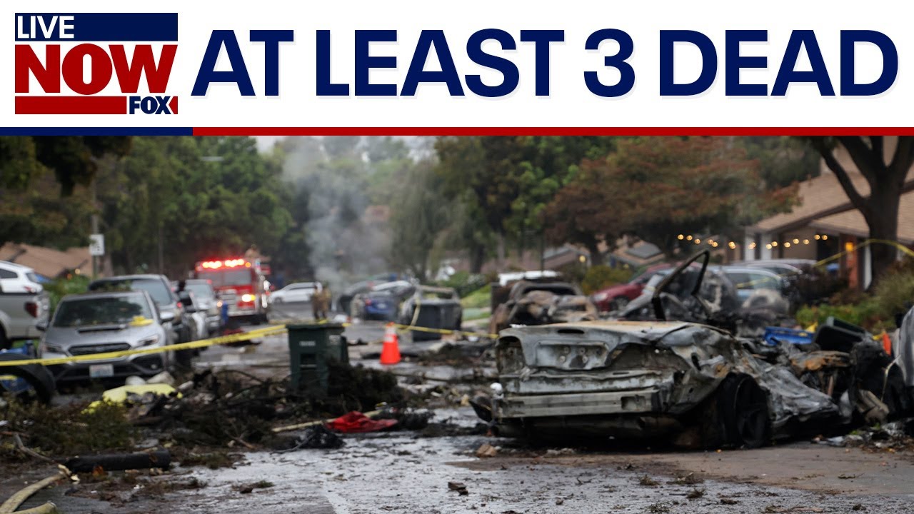 San Diego plane crash: At least 3 people killed, according to music talent agency