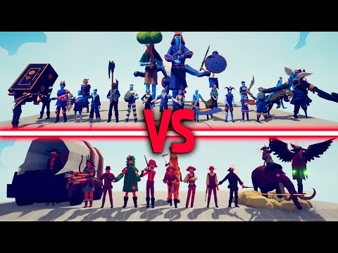 WILD WEST TEAM vs SECRETS TEAM - Totally Accurate Battle Simulator | TABS