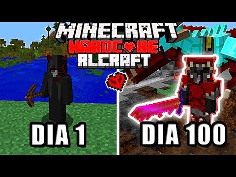 I SPENT 100 DAYS ON MINECRAFT RLCRAFT HARDCORE