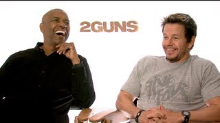 Video trailer för 2 GUNS Interviews: Denzel Washington, Mark Wahlberg, Paula Patton and Bill Paxton