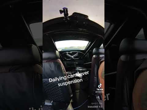 Fox body with cantilever suspension. Koenigsegg triplex setup. Anti-squat