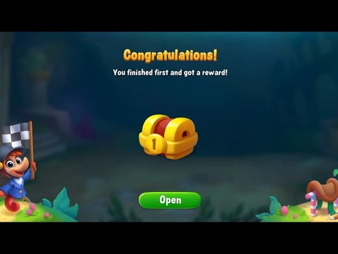 Fishdom Atlantis Cup 14 Level Underwater Race First Place Use Super Lightning