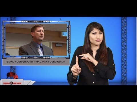 ‘Stand Your Ground’ trial, man found guilty (ASL - 8.24.19)