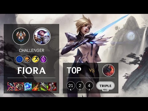Fiora Top vs Aatrox - EUW Challenger Patch 11.20