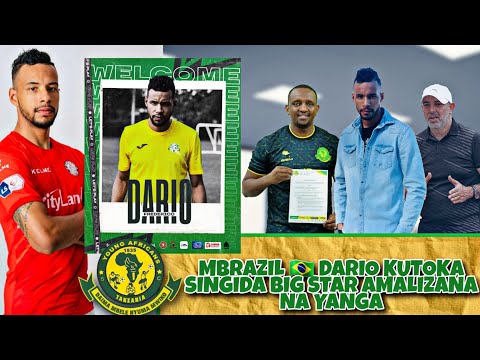 Deal Done: Yanga Yatangaza Kumsajili Mbrazil Wa Singida Big Stars Dario Federico Mkataba Miaka 2