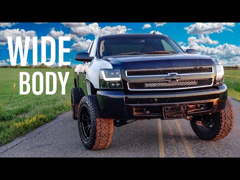 Building The Truck CHEVY Won't - Fiberwerx Wide Body Fenders 💯