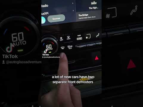 Two windshield defrosters? #car #new #features #defrost #toyota #highlander #2024 #tiktok #youtube