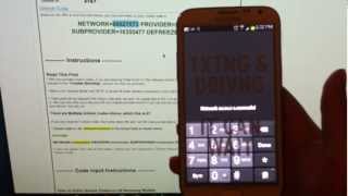 How to Unlock Samsung Note 2 from AT&T by Unlock Code from Cellunlocker.net