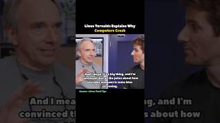Linus Torvalds Explains Why Computers Crash #shorts #linux #programmer #software