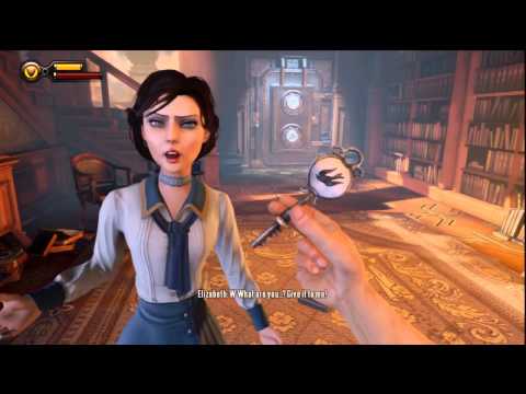 Bioshock Infinite Booker DeWitt meets Elizabeth