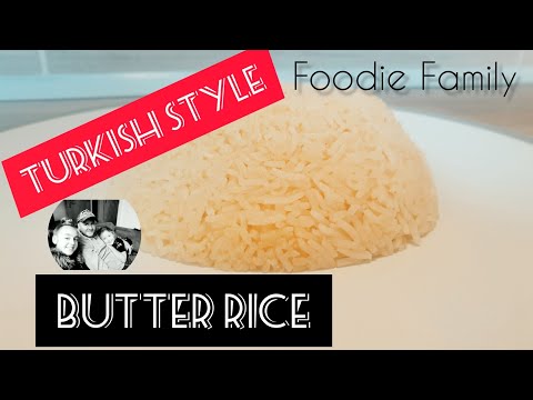 Butter Rice Turkish Style #Turkishbutterrice