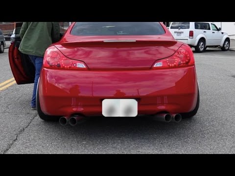 G37 GETS QUAD BLAST PIPES