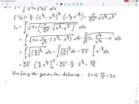 A2 – Integration – Bogenlänge – Fläche – Simpson-Formel (Klausur SoSe 2021)