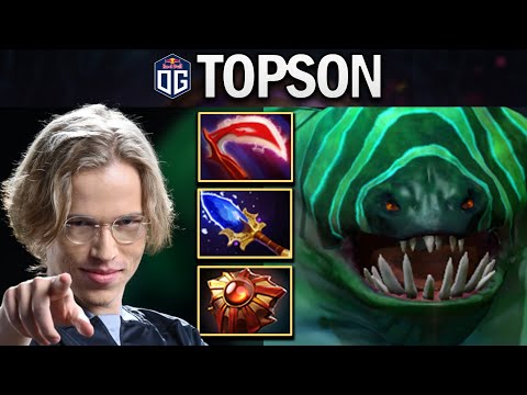 OG.TOPSON TIDEHUNTER WITH AGHANIMS-DESO - DOTA 2 7.27 GAMEPLAY