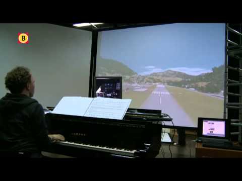 Pianist Ralph van Raat bestuurt een vliegtuig met zijn piano