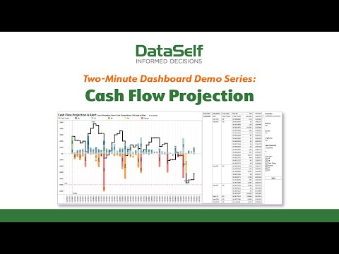Démonstration du tableau de bord : Projection de trésorerie