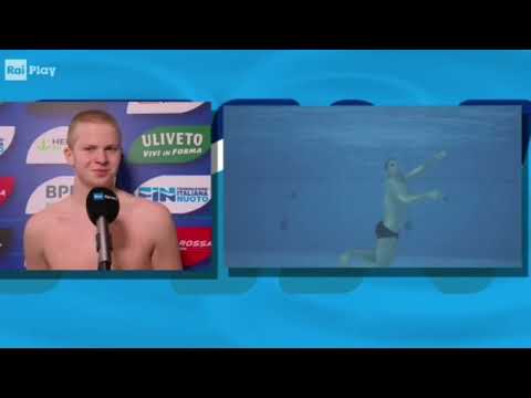Giulio Andreanelli, intervista post gara, Assoluti Invernali Nuoto Sincronizzato Riccione 2023