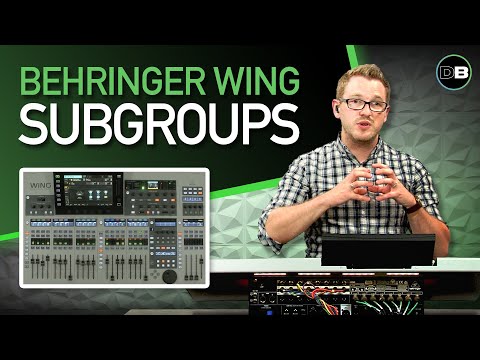 Mixing with Subgroups on Behringer Wing