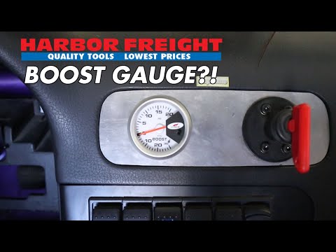 HARBOR FREIGHT MAKES A BOOST GAUGE?!? Only $15!
