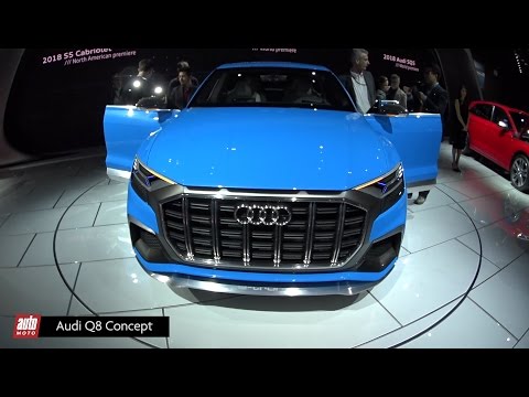 Audi Q8 Concept [SALON DETROIT 2017] : le futur gros SUV coupé aux Anneaux