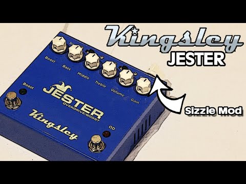 Kingsley Jester V2 Overdrive Pedal w/ Sizzle Control & Preamp Mode (Dumble Tones in a Box) image 7