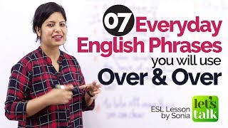 Top 7 Everyday English phrases & Expressions you will use over & over – Learn English for Real Life.