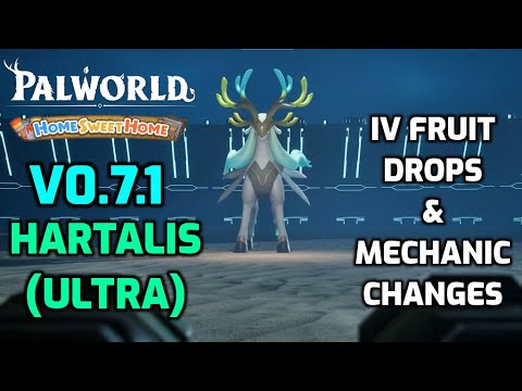 Palworld: Hartalis (Ultra) in v0.7.1 - New IV Fruit Drops and Aggro Mechanic Changes!