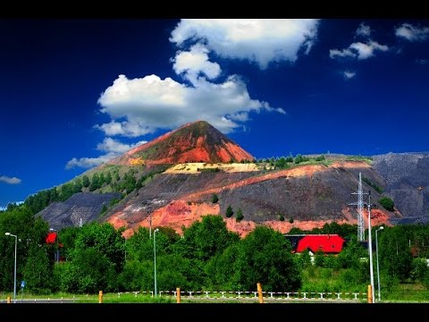 Panorama z najwyższej hałdy w Polsce - Szarlota Rydułtowy