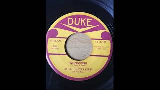 Little Junior Parker - Wondering bw Sitting And Thinking DUKE
