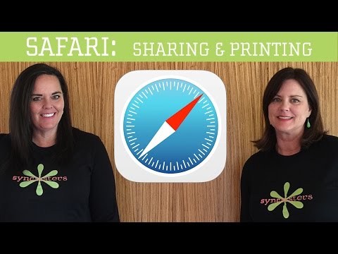 iPhone / iPad Safari - Sharing & Printing Video