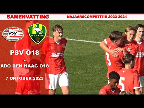 Samenvatting PSV O18 - ADO Den Haag O18 7 oktober 2023