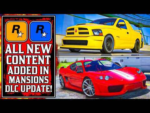 EVERYTHING *NEW* in GTA Online Mansions UPDATE! ALL GTA Online DLC Update Content (GTA5 New Update)