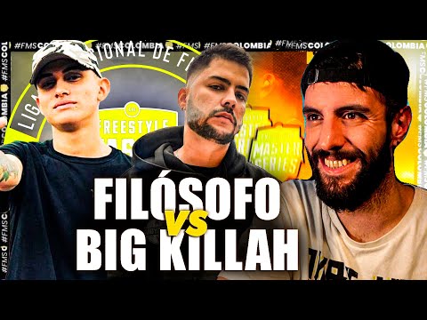 FILOSOFO es IMPARABLE 🔥 Español VOTA BIG KILLAH vs FILÓSOFO #FMSColombia Jornada 4