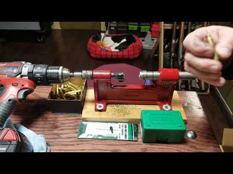 RCBS Trim Pro 3 way cutter head brass trimmer