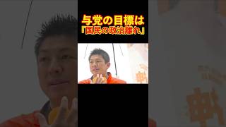 【参政党】与党の目標は『国民の政治離れ』 #参政党 #神谷宗幣 #街頭演説