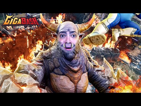 alanzoka jogando GigaBash com os amigos