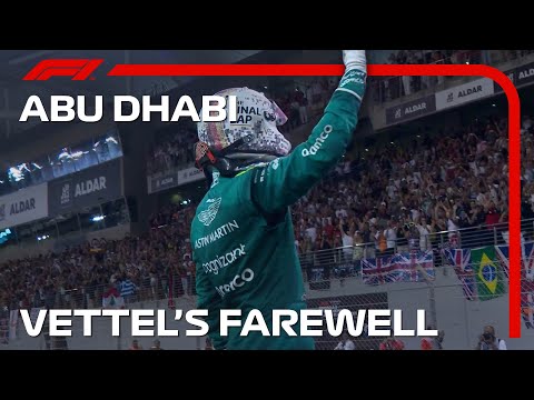 Sebastian Vettel's Farewell To Formula 1 | 2022 Abu Dhabi Grand Prix