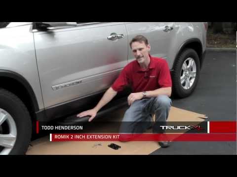 How to Install Romik 2" inch Extension Kit for Max Bars and Running Boards at AutoCustoms.com