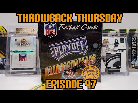 1997 Playoff Contenders Football Hobby Box. Throwback Thursday Episode 97