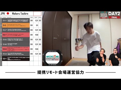 Kendama World Cup Hatsukaichi 2021 Online - 2nd place - Maharu Tashiro 【けん玉ワールドカップ2021オンライン】