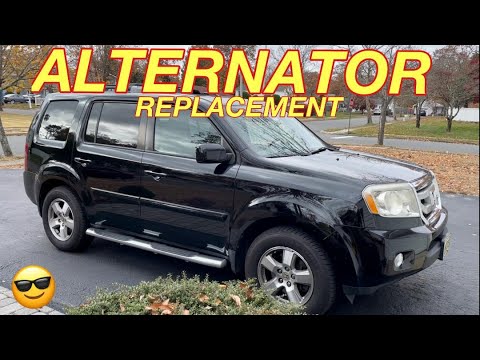HONDA PILOT ALTERNATOR REPLACEMENT - How to Replace an Alternator on a Honda Pilot