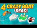 4 CRAZY MINI BOATS You Can Make At Home