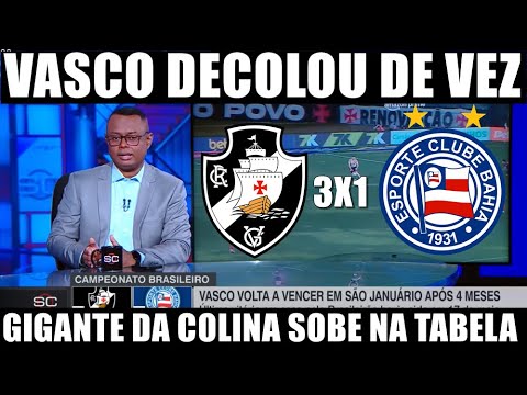 ⚫⚪ VASCO 3 X 1 BAHIA — GIGANTE DA COLINA VENCE NO BRASILEIRÃO E SOBE NA TABELA! 💥