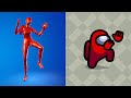 FORTNITE DISTRACTION DANCE REFERENCE FORTNITE X AMONG US